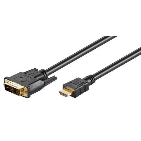 MicroConnect HDMI 19 - DVI-D 18+1 0.5m M-M